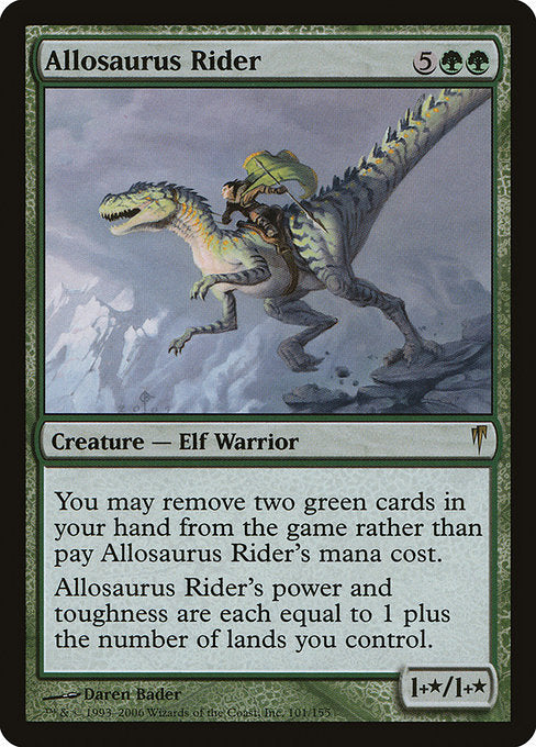 Allosaurus Rider [Coldsnap] | Galactic Gamez