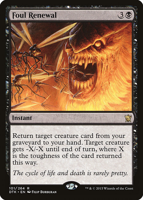 Foul Renewal [Dragons of Tarkir] | Galactic Gamez