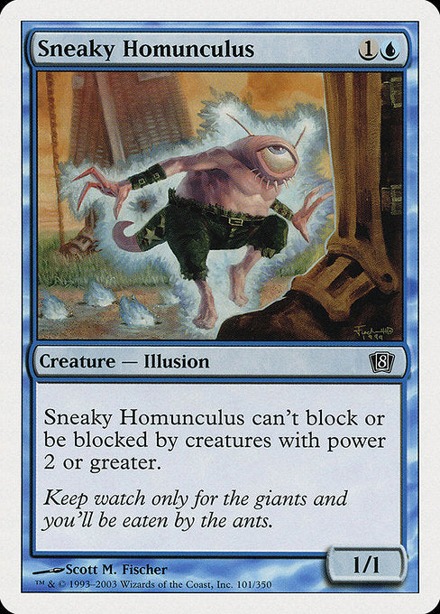 Sneaky Homunculus [Eighth Edition] | Galactic Gamez