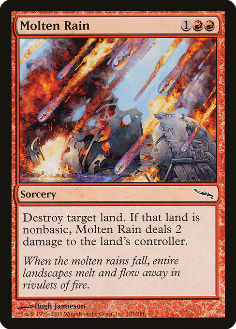 Molten Rain [Mirrodin] | Galactic Gamez