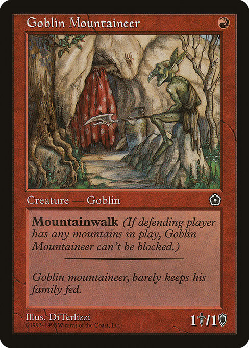 Goblin Mountaineer [Portal Second Age] | Galactic Gamez