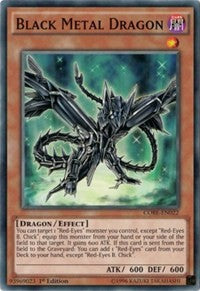 Black Metal Dragon [CORE-EN022] Common | Galactic Gamez