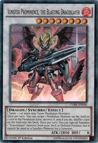 Ignister Prominence, the Blasting Dracoslayer [CORE-EN050] Ultra Rare | Galactic Gamez