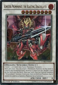 Ignister Prominence, the Blasting Dracoslayer (UTR) [CORE-EN050] Ultimate Rare | Galactic Gamez