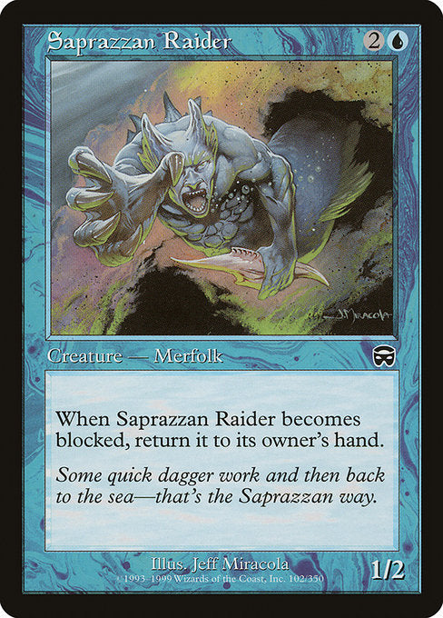 Saprazzan Raider [Mercadian Masques] | Galactic Gamez