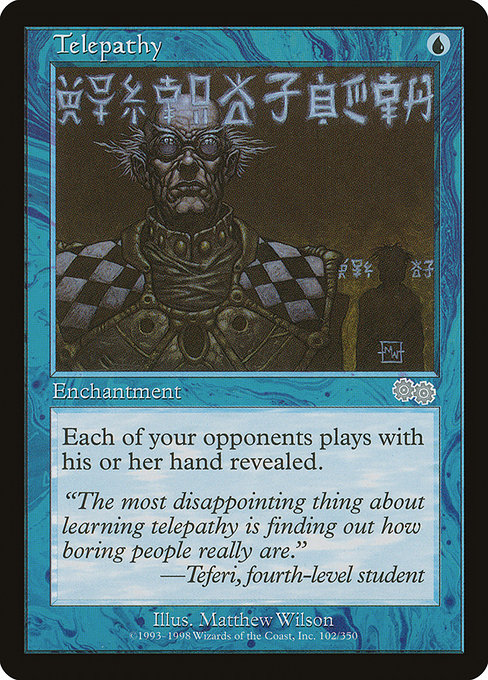 Telepathy [Urza's Saga] | Galactic Gamez