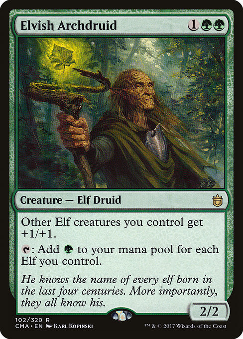 Elvish Archdruid [Commander Anthology] | Galactic Gamez