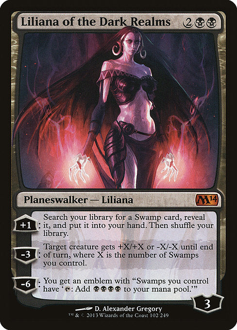 Liliana of the Dark Realms [Magic 2014] | Galactic Gamez
