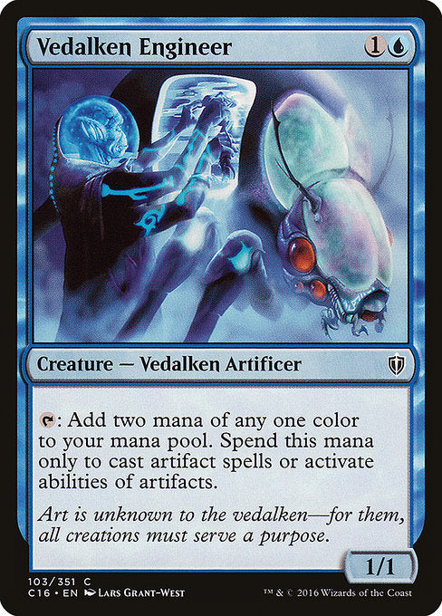 Vedalken Engineer [Commander 2016] | Galactic Gamez