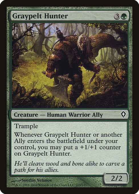 Graypelt Hunter [Worldwake] | Galactic Gamez