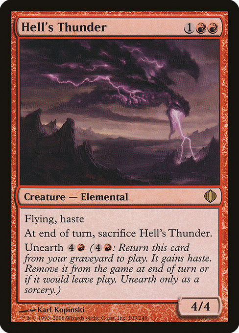 Hell's Thunder [Shards of Alara] | Galactic Gamez