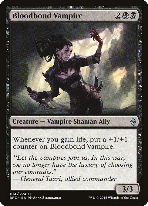 Bloodbond Vampire [Battle for Zendikar] | Galactic Gamez