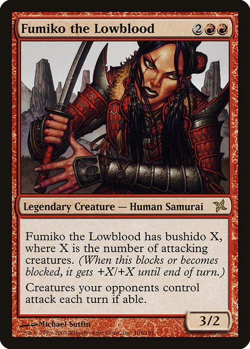 Fumiko the Lowblood [Betrayers of Kamigawa] | Galactic Gamez