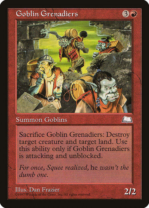Goblin Grenadiers [Weatherlight] | Galactic Gamez