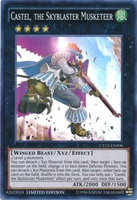 Castel, the Skyblaster Musketeer [CT12-EN006] Super Rare | Galactic Gamez