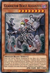 Gladiator Beast Augustus [MP15-EN020] Rare | Galactic Gamez