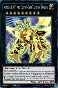 Number C107: Neo Galaxy-Eyes Tachyon Dragon [MP15-EN023] Super Rare | Galactic Gamez