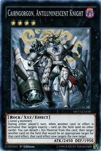 Cairngorgon, Antiluminescent Knight [MP15-EN030] Super Rare | Galactic Gamez