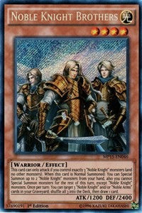 Noble Knight Brothers [MP15-EN046] Secret Rare | Galactic Gamez