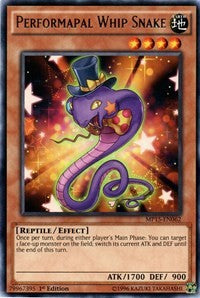 Performapal Whip Snake [MP15-EN062] Rare | Galactic Gamez