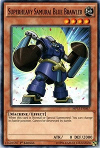 Superheavy Samurai Blue Brawler [MP15-EN067] Common | Galactic Gamez