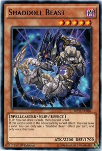 Shaddoll Beast [MP15-EN082] Rare | Galactic Gamez