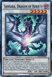 Samsara, Dragon of Rebirth [MP15-EN097] Super Rare | Galactic Gamez