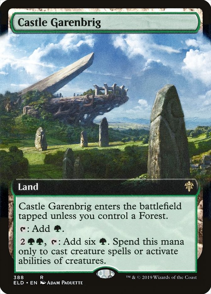 Castle Garenbrig (Extended Art) [Throne of Eldraine] | Galactic Gamez