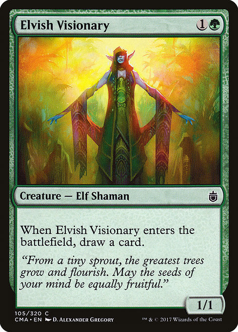 Elvish Visionary [Commander Anthology] | Galactic Gamez