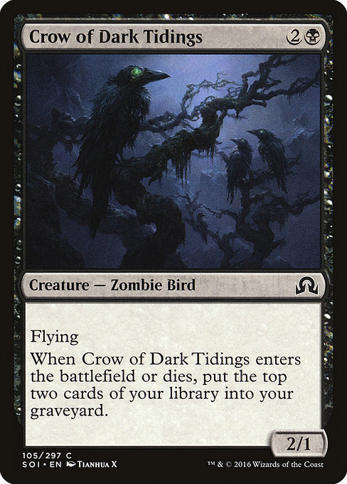 Crow of Dark Tidings [Shadows over Innistrad] | Galactic Gamez