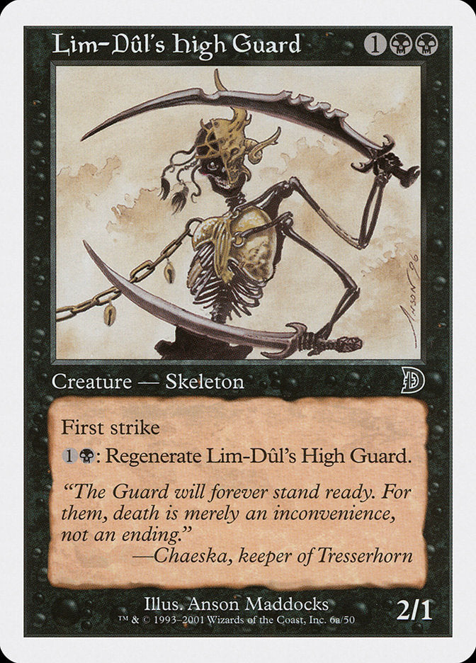Lim-Dul's High Guard (Holding Sword) [Deckmasters] | Galactic Gamez