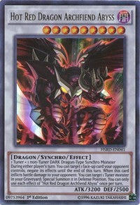 Hot Red Dragon Archfiend Abyss [HSRD-EN041] Ultra Rare | Galactic Gamez