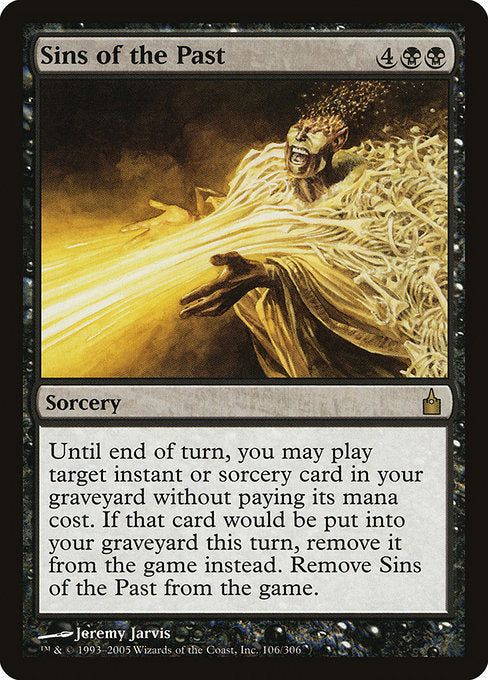 Sins of the Past [Ravnica: City of Guilds] | Galactic Gamez