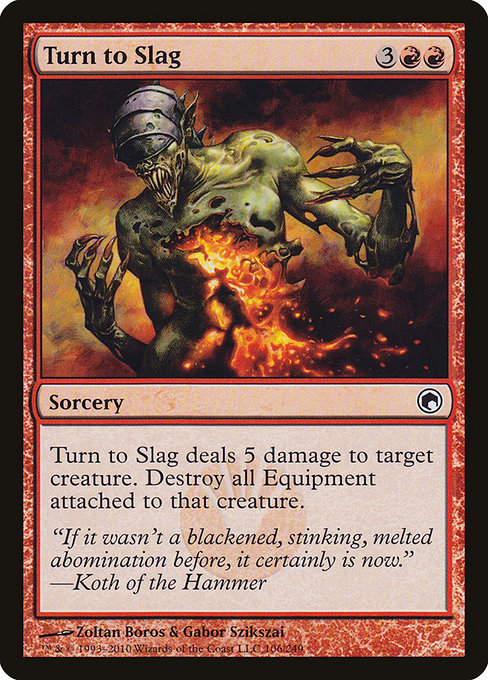 Turn to Slag [Scars of Mirrodin] | Galactic Gamez