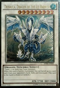 Trishula, Dragon of the Ice Barrier [AP08-EN001] Ultimate Rare | Galactic Gamez