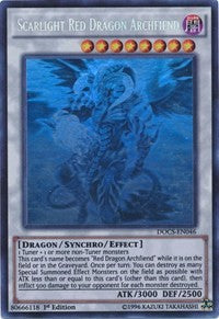 Scarlight Red Dragon Archfiend (Ghost) [DOCS-EN046] Ghost Rare | Galactic Gamez