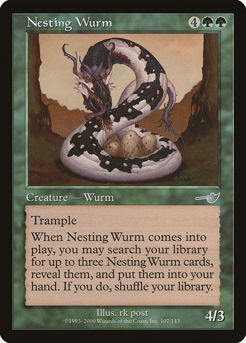 Nesting Wurm [Nemesis] | Galactic Gamez