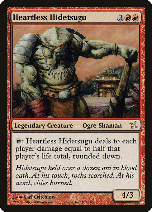 Heartless Hidetsugu [Betrayers of Kamigawa] | Galactic Gamez