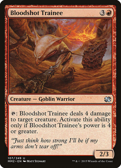 Bloodshot Trainee [Modern Masters 2015] | Galactic Gamez