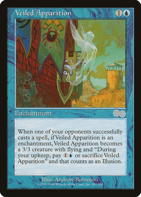 Veiled Apparition [Urza's Saga] | Galactic Gamez