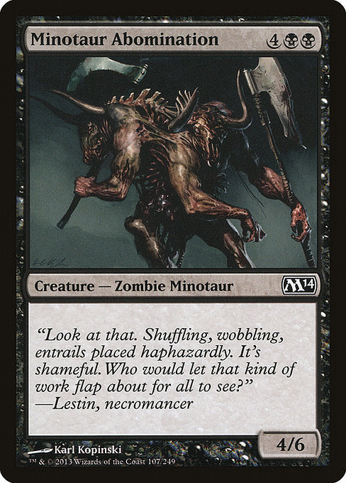 Minotaur Abomination [Magic 2014] | Galactic Gamez