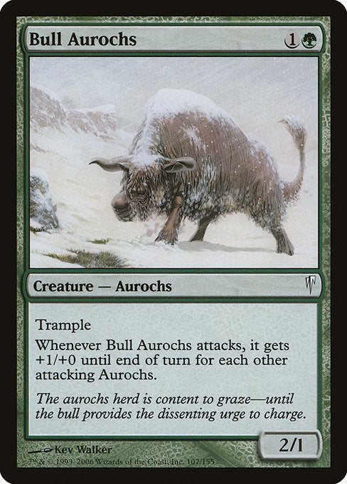 Bull Aurochs [Coldsnap] | Galactic Gamez