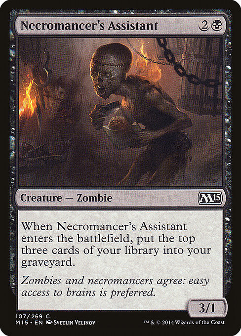 Necromancer's Assistant [Magic 2015] | Galactic Gamez