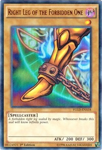 Right Leg of the Forbidden One (A) [YGLD-ENA18] Ultra Rare | Galactic Gamez