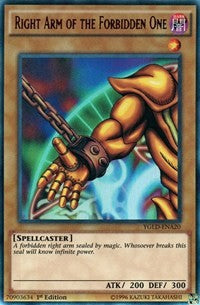 Right Arm of the Forbidden One (A) [YGLD-ENA20] Ultra Rare | Galactic Gamez