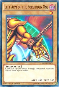 Left Arm of the Forbidden One (A) [YGLD-ENA21] Ultra Rare | Galactic Gamez