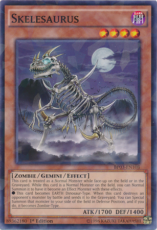 Skelesaurus (Shatterfoil) [BP03-EN108] Rare | Galactic Gamez