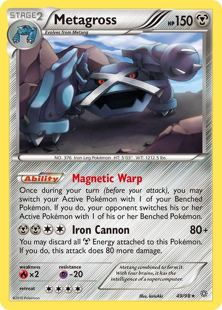 Metagross (49/98) (Theme Deck Exclusive) [XY: Ancient Origins] | Galactic Gamez