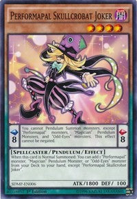 Performapal Skullcrobat Joker [SDMP-EN006] Common | Galactic Gamez