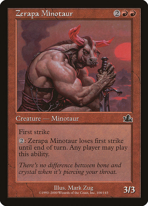 Zerapa Minotaur [Prophecy] | Galactic Gamez